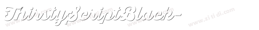ThirstyScriptBlack字体转换 ThirstyScriptBlack字体转换