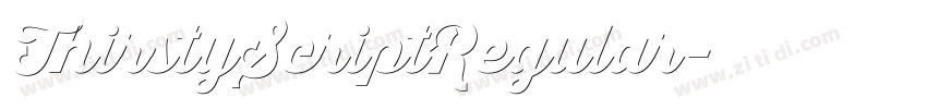 ThirstyScriptRegular字体转换 ThirstyScriptRegular字体转换
