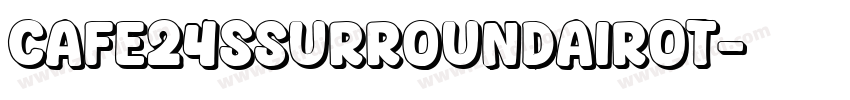 Cafe24SsurroundairOT字体转换