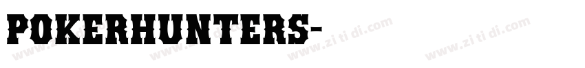 PokerHunters字体转换
