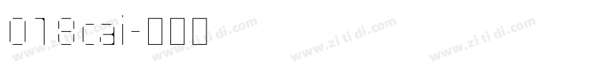 018cai字体转换 018cai字体转换
