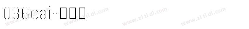 036cai字体转换 036cai字体转换