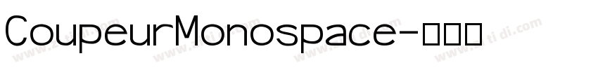 CoupeurMonospace字体转换 CoupeurMonospace字体转换