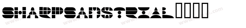 SharpSansTRIAL字体转换