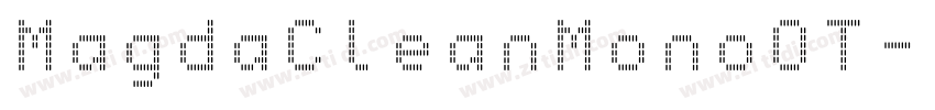 MagdaCleanMonoOT字体转换