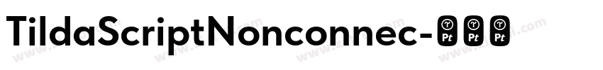 TildaScriptNonconnec字体转换