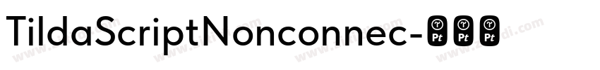 TildaScriptNonconnec字体转换
