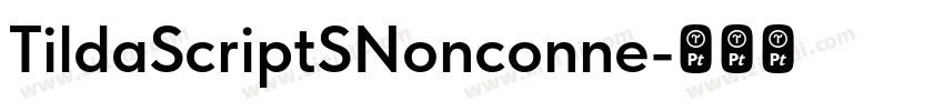 TildaScriptSNonconne字体转换