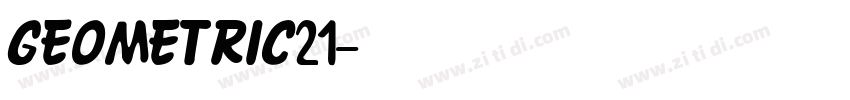geometric21字体转换
