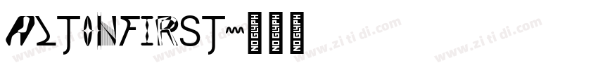 Altonfirst字体转换