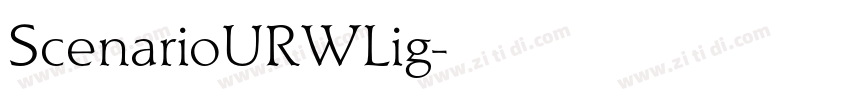 ScenarioURWLig字体转换