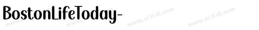 BostonLifeToday字体转换