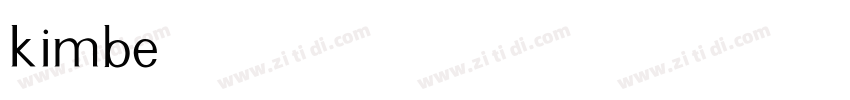 kimberley字体转换