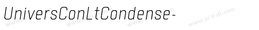 UniversConLtCondense字体转换 UniversConLtCondense字体转换