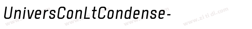 UniversConLtCondense字体转换 UniversConLtCondense字体转换