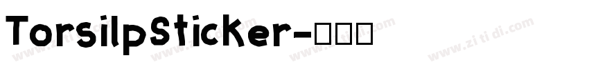 TorsilpSticker字体转换