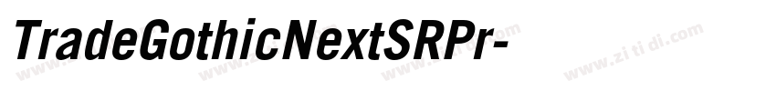 TradeGothicNextSRPr字体转换 TradeGothicNextSRPr字体转换
