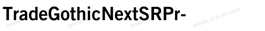 TradeGothicNextSRPr字体转换 TradeGothicNextSRPr字体转换