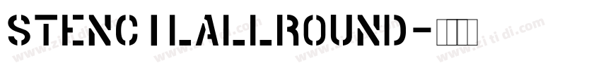 StencilAllround字体转换