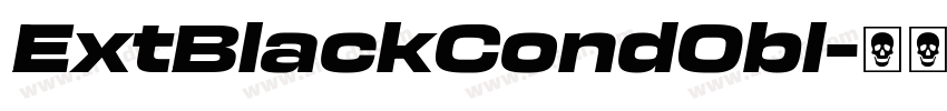 ExtBlackCond0bl字体转换 ExtBlackCond0bl字体转换