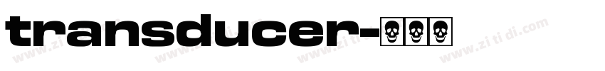 transducer字体转换 transducer字体转换