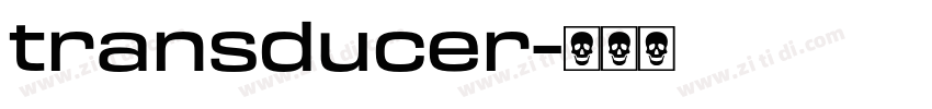 transducer字体转换 transducer字体转换