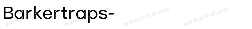 Barkertraps字体转换