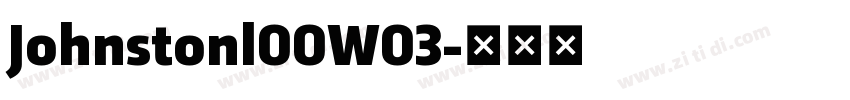 Johnstonl00W03字体转换