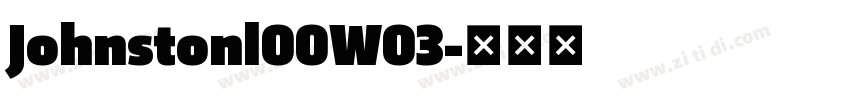Johnstonl00W03字体转换