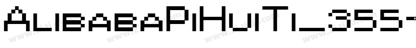 AlibabaPiHuiTi_355字体转换