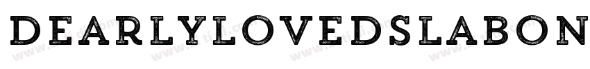 DearlylovedSlabOne字体转换 DearlylovedSlabOne字体转换