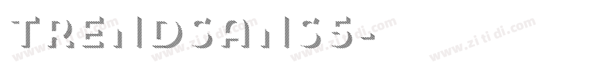 TrendSans5字体转换