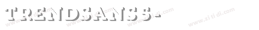 TrendSans5字体转换