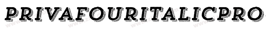 PrivaFourItalicPro字体转换 PrivaFourItalicPro字体转换