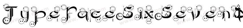 TypefaceSixSevenOTW0字体转换