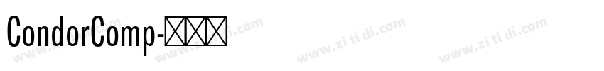 CondorComp字体转换