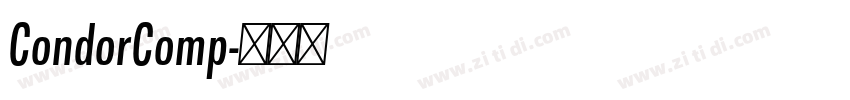 CondorComp字体转换