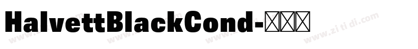 HalvettBlackCond字体转换 HalvettBlackCond字体转换