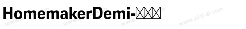HomemakerDemi字体转换