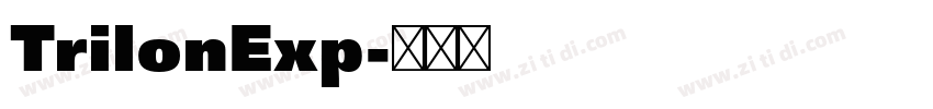 TrilonExp字体转换 TrilonExp字体转换
