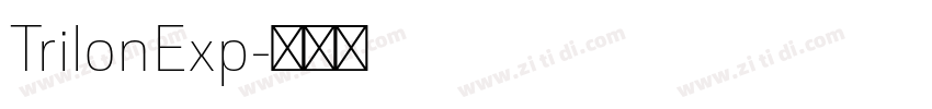 TrilonExp字体转换 TrilonExp字体转换