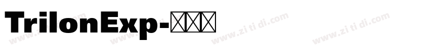 TrilonExp字体转换 TrilonExp字体转换