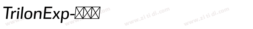 TrilonExp字体转换 TrilonExp字体转换