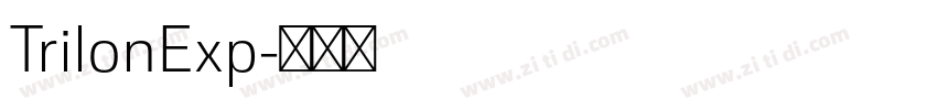 TrilonExp字体转换 TrilonExp字体转换