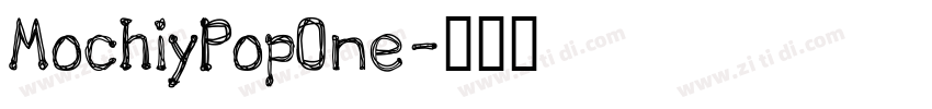 MochiyPopOne字体转换