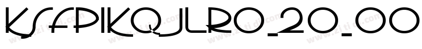 KSFPIKQJLR0_20_00字体转换