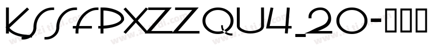 KSSFPXZZQU4_20字体转换