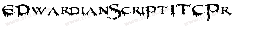 EDwardianScriptITCPr字体转换