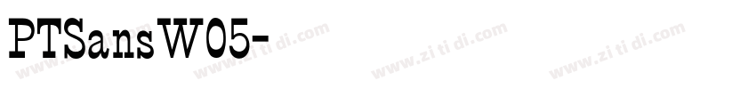 PTSansWO5字体转换