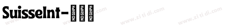 SuisseInt字体转换
